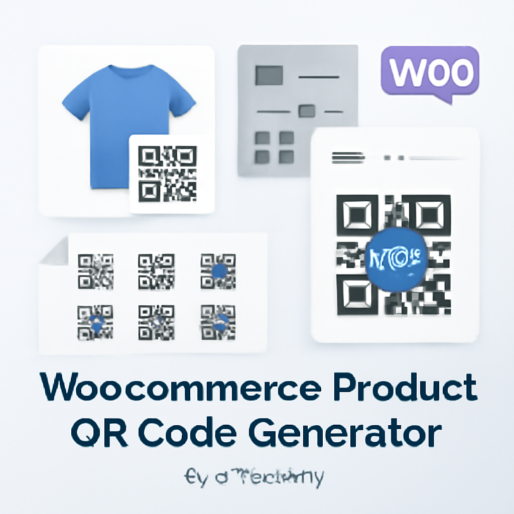 WooCommerce Product QR Code Generator Mockup